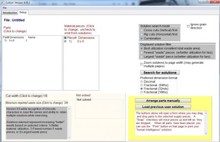 free cutlist program